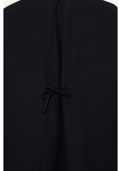 Regular Fit Krinkıl Kumaş Uzun Kollu Tunik F9919AX25AU