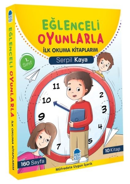Eğlenceli Oyunlarla Ilk Okuma Kitaplarım Set (10 Kitap)