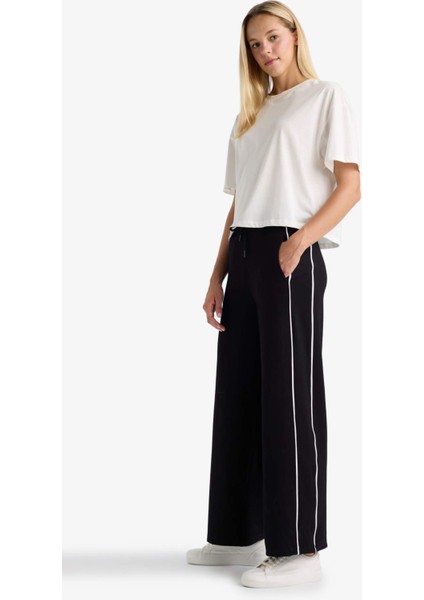 Straight Fit Cepli Düz Paça Eşofman Altı D6668AX25AU