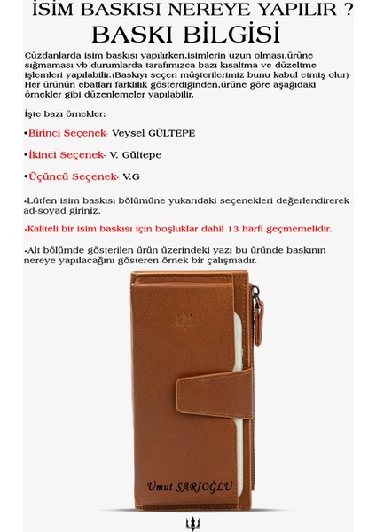 Zoe Hakiki Deri Kişiye Özel İsim Baskılı Cüzdan indirimleri