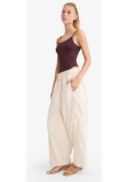 Coool Barrel Fit Normal Bel Gabardin Pantolon F9660AX25AU