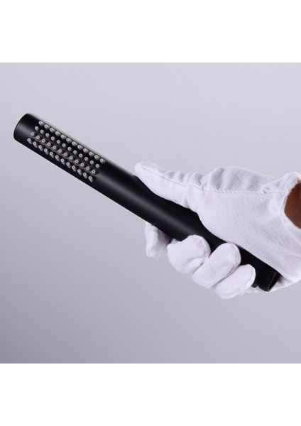 Pirinç Metal Oval Duş Başlığı, Şık Siyah Renkli, Dayanıklı ve Pratik Tasarım modelleri