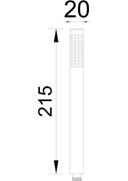 Pirinç Metal Oval Duş Başlığı, Şık Siyah Renkli, Dayanıklı ve Pratik Tasarım fırsatları