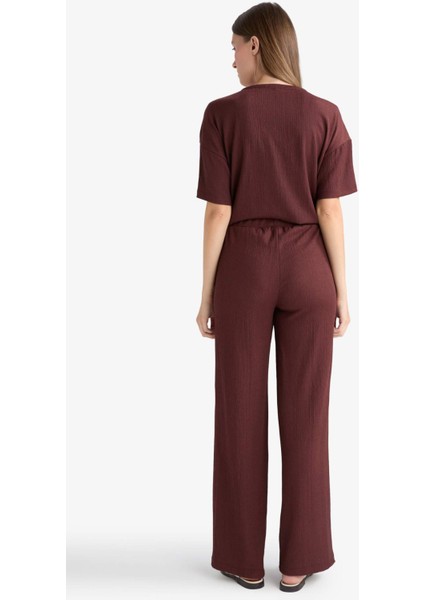 Straight Fit Düz Paça Bürümcük Pantolon C0200AX25AU