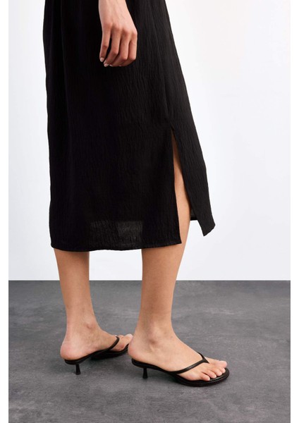 Önü Bağlamalı Kolsuz Midi Elbise G0654AX25SM