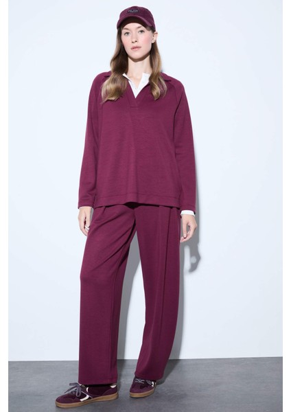 Regular Fit Kayık Yaka Uzun Kollu Tunik F9615AX25AU