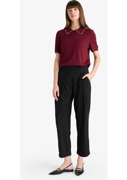 Barrel Fit Kısa Paça Bilek Boy Pantolon G0242AX25AU