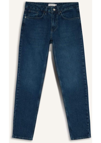 Slim Tapered Fit Dar Kalıp Normal Bel Daralan Paça Jean Pantolon G1307AX25AU