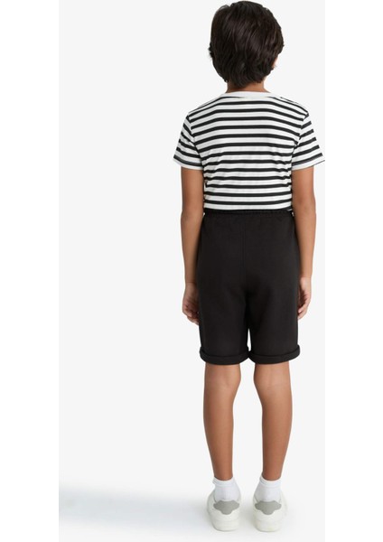 Erkek Çocuk Beli Lastikli Pike Şort