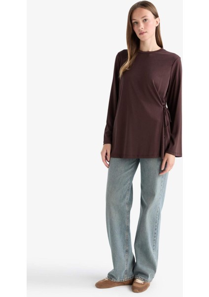 Regular Fit Modal Uzun Kollu Tunik G0305AX25AU