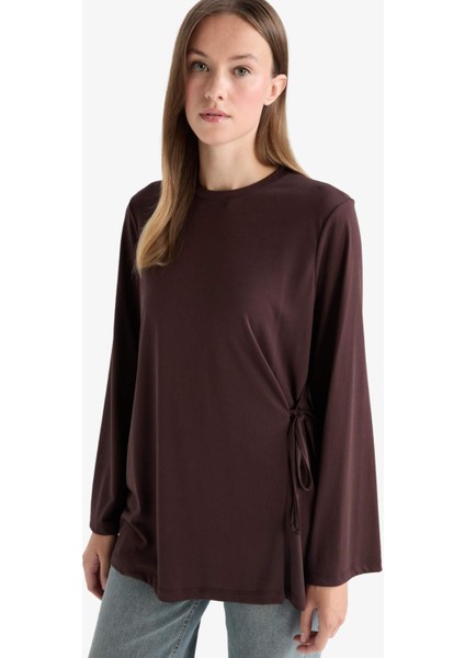 Regular Fit Modal Uzun Kollu Tunik G0305AX25AU