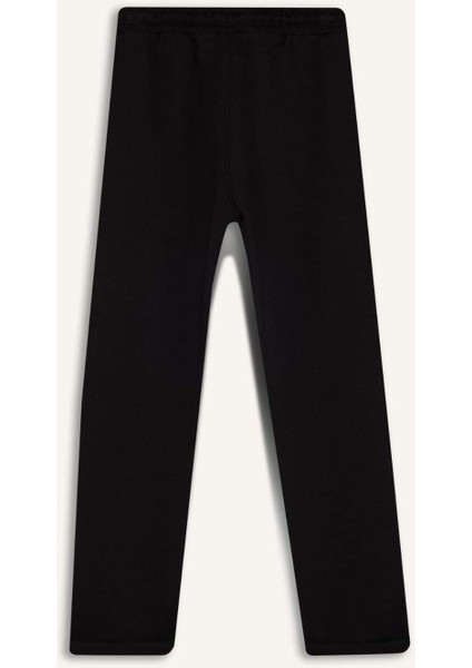 Erkek Çocuk Beli Lastikli Düz Paça Pike Eşofman Altı G1360A825AU