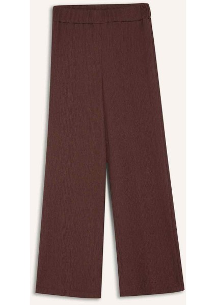 Straight Fit Düz Paça Bürümcük Pantolon