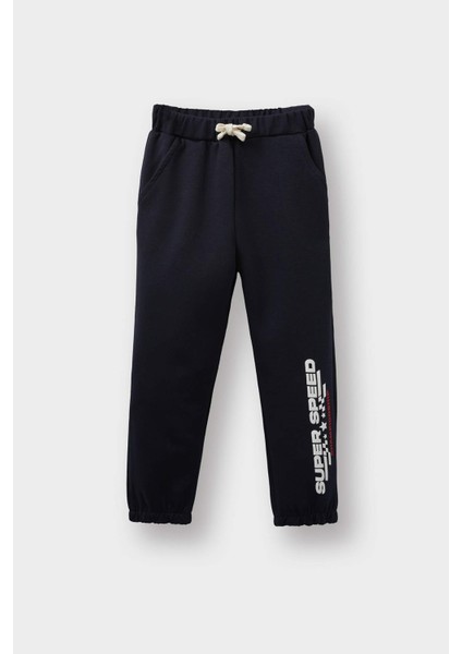 Erkek Bebek 2'li Takım Baskılı Sweatshirt Eşofman Altı G1561A525AU