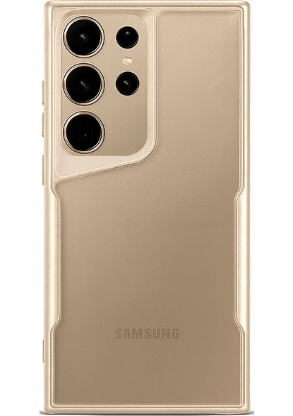 Samsung Galaxy S24 Ultra Kılıf Darbe Önleyici Kenar Renkli Silikon Kapak