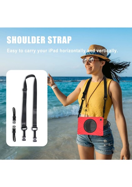 Zengezur Newface Samsung Galaxy T220 Tab A7 Lite 8.7 Kılıf Amazing Tablet Kapak - Kırmızı fırsatları