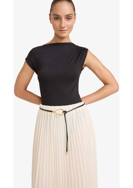 Tek Omuzlu Çıtçıtlı Body G1843AX25AU