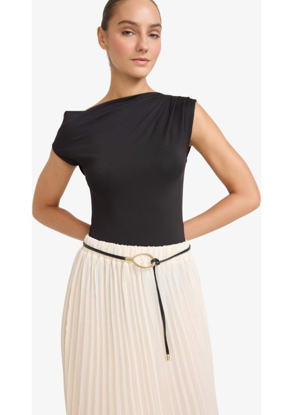 Tek Omuzlu Çıtçıtlı Body G1843AX25AU