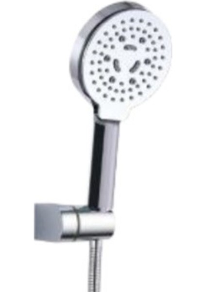 Modern Duş Başlığı ve Esnek Duvar Askısı, Paslanmaz Inox Malzemeyle Şıklık Sağlar