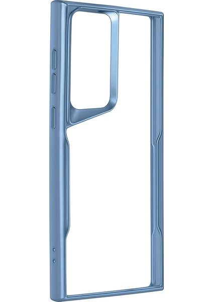 Samsung Galaxy S24 Ultra Kılıf Darbe Önleyici Kenar Renkli Silikon Kapak modelleri