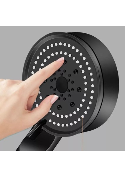 Yüksek Basınçlı Siyah Çok Fonksiyonlu Ayarlanabilir El Duşu modelleri
