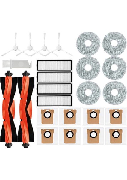 Xiaomi Robot Vakum Için X20 + / X20 Plus Robot Vakum Süpürge Ana Yan Fırça Hepa Filtre Mop Bez Torba Seti (Yurt Dışından)