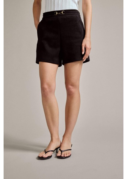 Aksesuar Detaylı Süet Şort G2743AX25AU