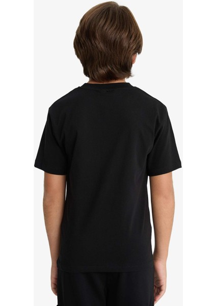 Erkek Çocuk NBA Chicago Bulls Bisiklet Yaka Kısa Kollu Tişört D9504A825AU