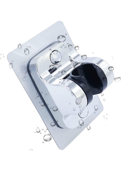 Gri Yapışkanlı Duş Başlığı Askısı, Pratik ve Deliksiz Montaj ile Kolay Kullanım modelleri