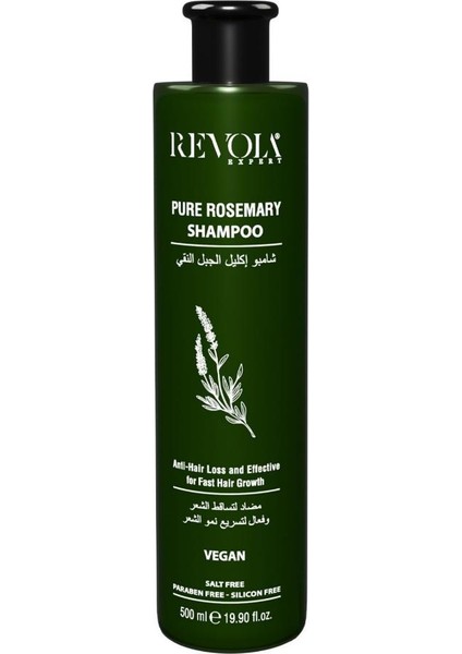 Expret Biberiye Içerikli Paraben Tuz Silikon Içermeyen Vegan Şampuan 500 ml
