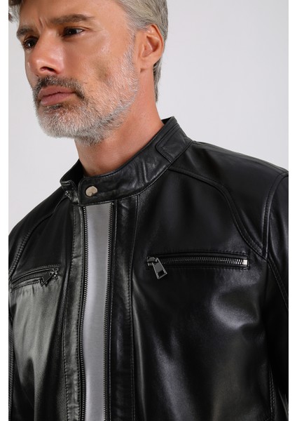 Derby Erkek Deri Mont