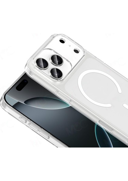 iPhone 17 Pro Max Uyumlu Şeffaf Magsafe Kılıf Sararmayan Sert Pc Kapak Kamera Çıkıntılı fiyatları