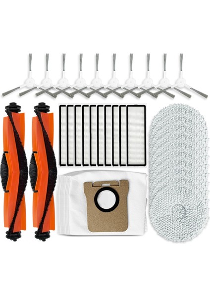 Xiaomi Robot Vakum Için X10+ / X20+ / X20 Plus / BHR8124EU Ana Yan Fırça Posta Toz Çanta Filtresi Yedek Parçalar (Yurt Dışından)