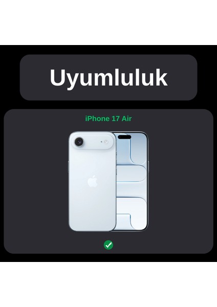 iPhone 17 Air Safir Temperli Kamera Lens Koruyucu fırsatları