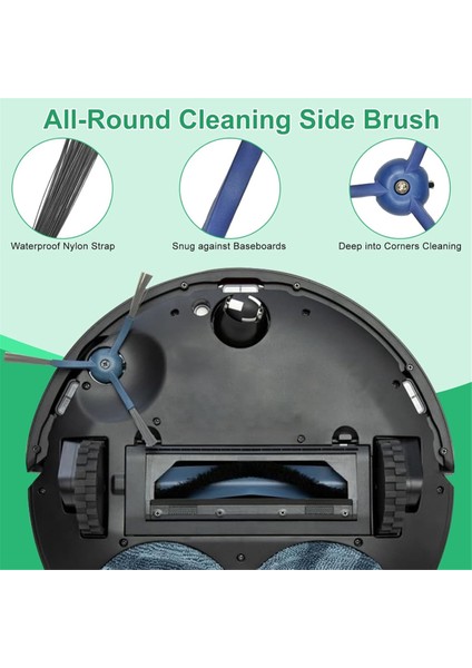 Eufy Omni C20 Robot Vakumları Için Aksesuarlar Parçalar Ana Yan Fırça Hepa Filtre Mop Bez Toz Çantaları (Yurt Dışından) modelleri