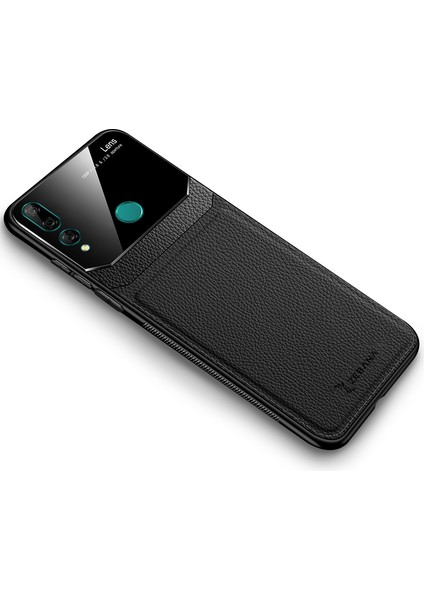 Huawei Y9 Prime 2019 Kılıf Zebana Lens Deri Kılıf Siyah indirimleri