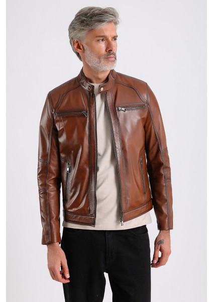 Derby Erkek Deri Mont modelleri