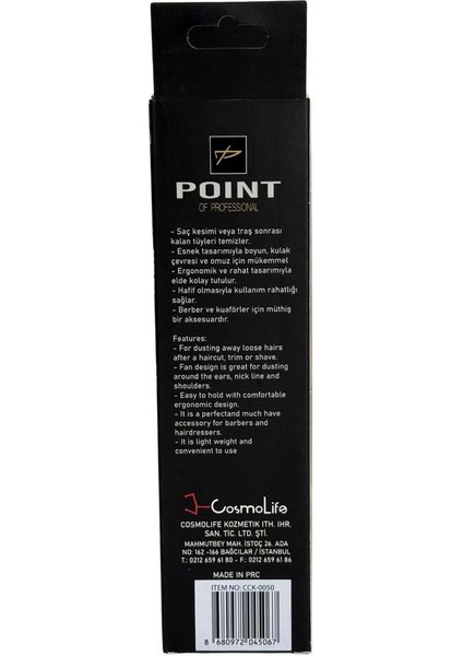 Ense Fırçası 0050 Berber Desenli modelleri