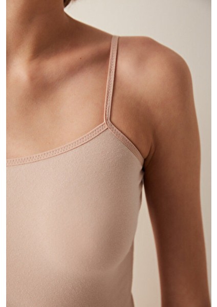 Ten Nu Basic Kadın Atlet Fonksiyonel Esnek Kumaş ve Yumuşak Doku