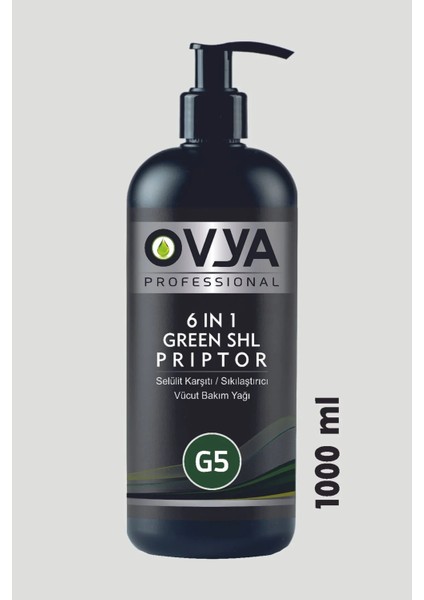 Anti Selülit G5 Masaj Yağı Green Shl Priptor 1000ML