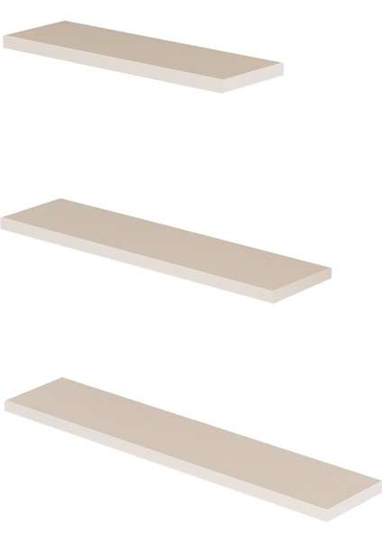 DF05102B 3'lü Dekoratif Raf Duvar Rafı fırsatları