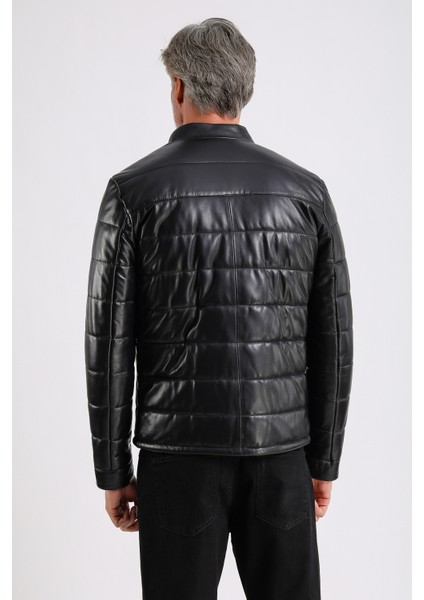 Arnold Erkek Şişme Deri Mont