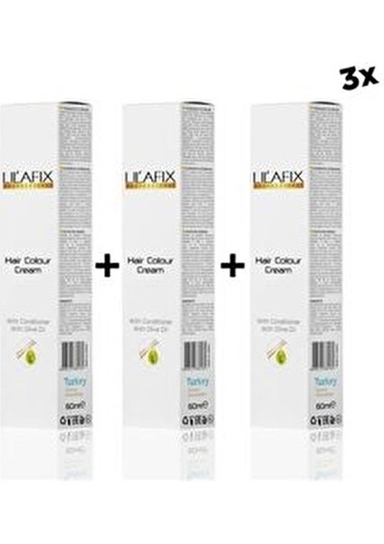 9/0 Sarı 3'lü Krem Tüp Boya 60 ml