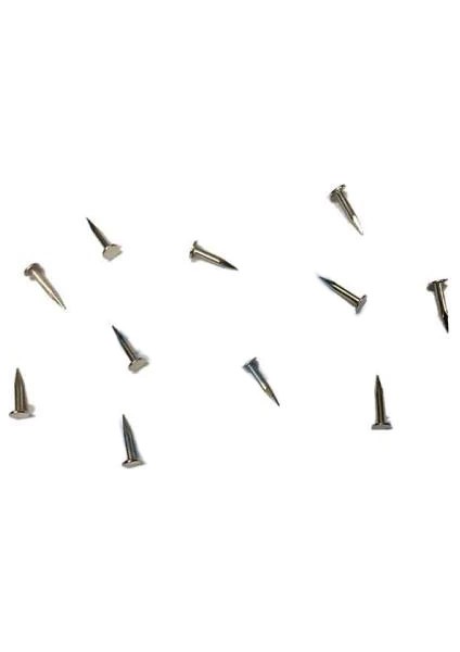 Klips, Menteşe, Ayağı Çivisi 7mm Çelik - Nikel 100GR