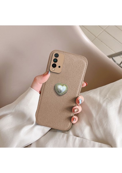 Xiaomi Redmi 9t Uyumlu Kılıf Zebana Velvix Silikon Kılıf Açık Kahverengi indirimleri