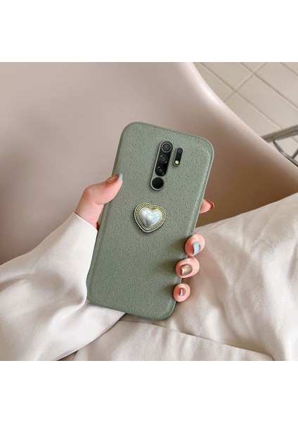 Xiaomi Redmi 9 Uyumlu Kılıf Zebana Velvix Silikon Kılıf Yeşil indirimleri