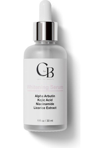 Leke Gidermeye & Aydınlatmaya Yardımcı Niacinamide Alpha Arbutin Serum 30ml