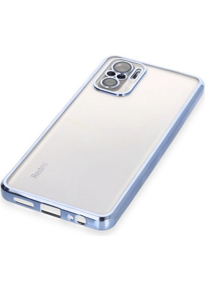 Zengezur Newface Xiaomi Redmi Note 10 Kılıf Razer Lensli Silikon - Açık Mavi fırsatları