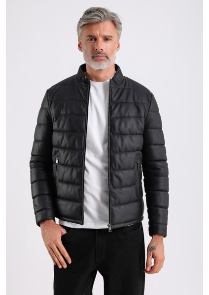 Arnold Erkek Şişme Deri Mont fırsatları