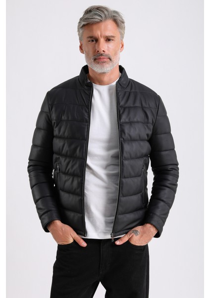 Arnold Erkek Şişme Deri Mont indirimleri